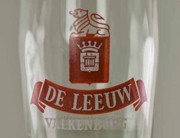 leeuw glas pils jaren 50 detail